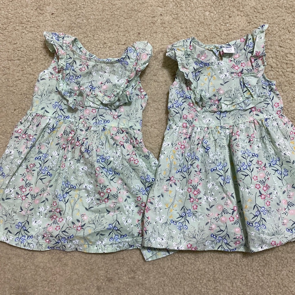 Twin Girl Matching Dresses
